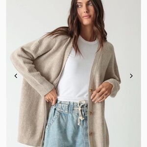 Electric & Rose Everyday Cardigan Sweater Oatmeal